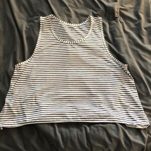 Athleta Striped Tank Top XL